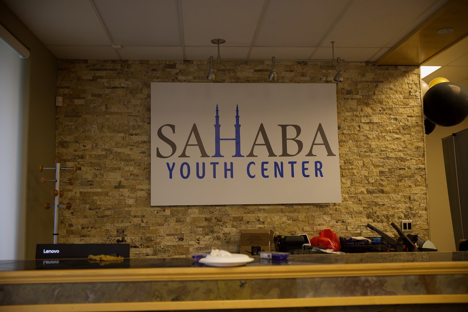 Sahaba Youth Centre signage at the masjid